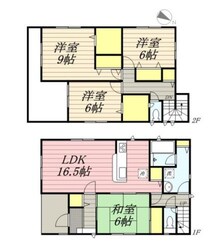 クレイドルガーデン相模原市南区当麻第12　2号棟の物件間取画像